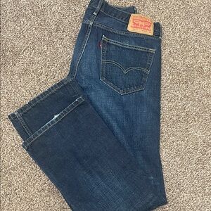 Levi's Men's Deep Blue Bootcut Jeans